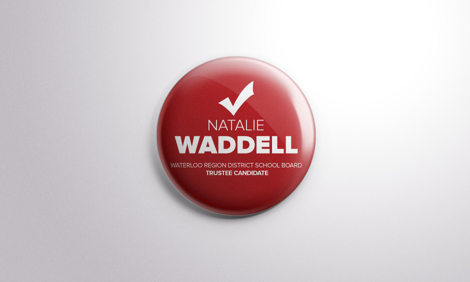 Natalie Waddell Trustee Candidate Campaign Graphic Design